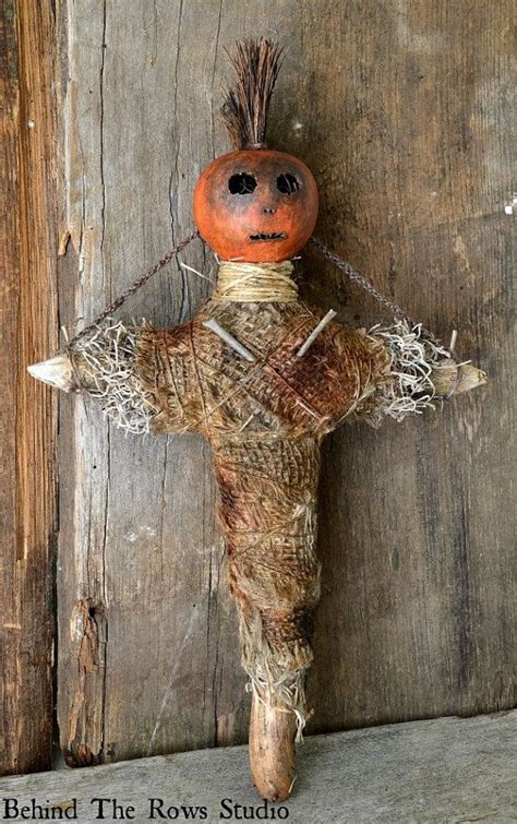 Ghostly halloween voodoo doll